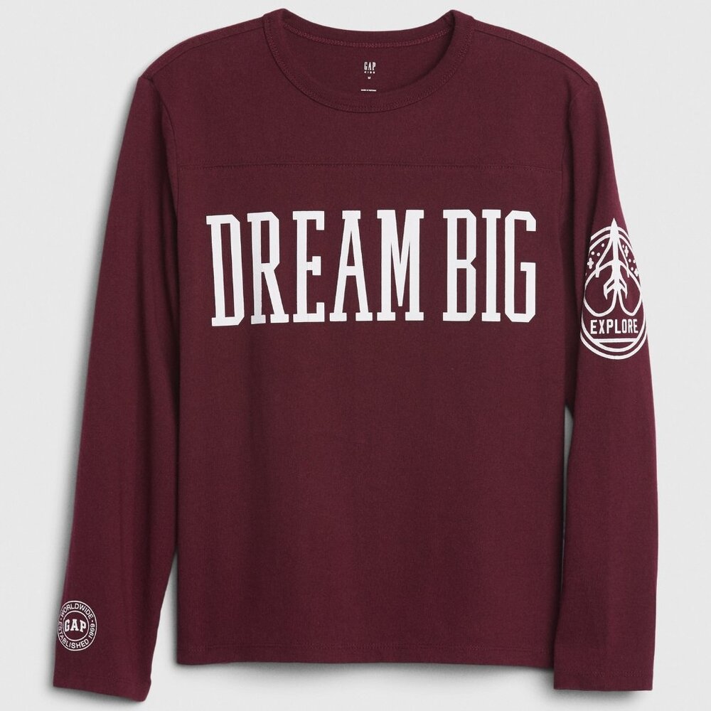 GAP Kids Graphic Long Sleeve Shirt Size XL